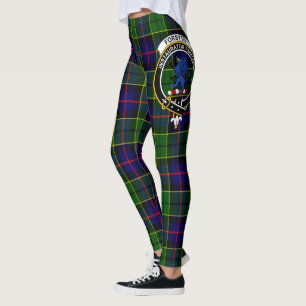 Clan Scotstee Forsyth Crête Tartan Leggings pour f