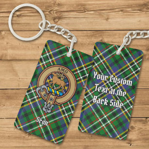 Clan Scott Crest sur Green Tartan