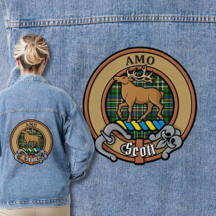 Clan Scott Crest sur Green Tartan