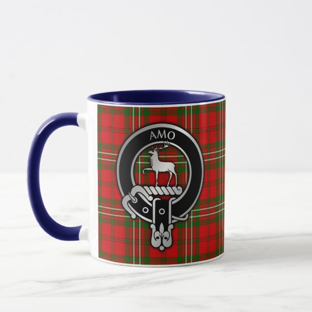 Clan Scott Crest & Tartan Mug (Gauche)