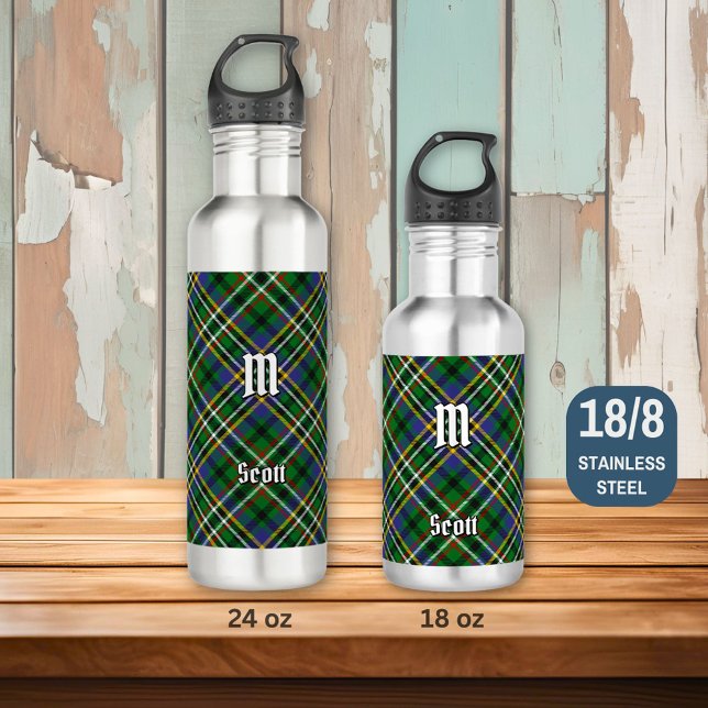 Clan Scott Green Tartan Edelstahlflasche (Von Creator hochgeladen)