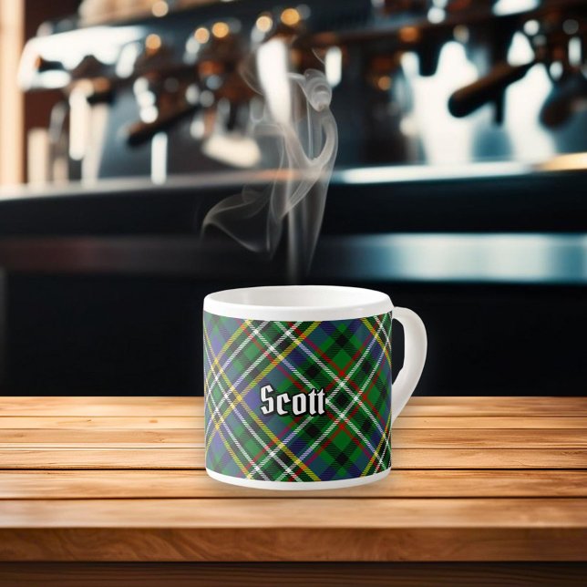 Clan Scott Green Tartan Espresso Cup Espressotasse (Von Creator hochgeladen)