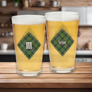 Clan Scott Green Tartan Glass Glas