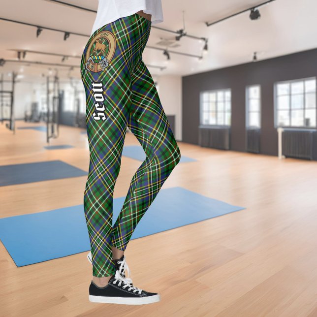 Clan Scott Green Tartan Leggings (Von Creator hochgeladen)