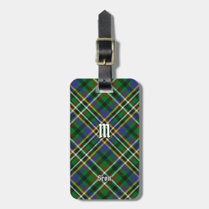 Clan Scott Green Tartan Luggage Tag Gepäckanhänger