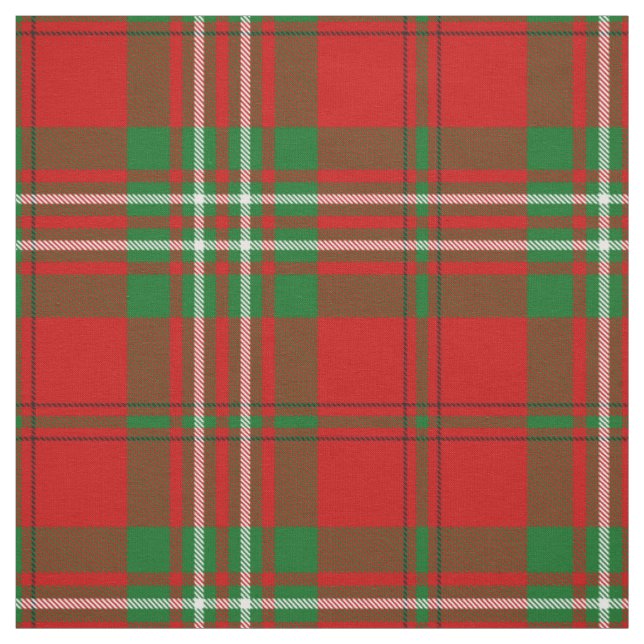 Clan Scott Red Tartan Fabric Stoff (Muster)