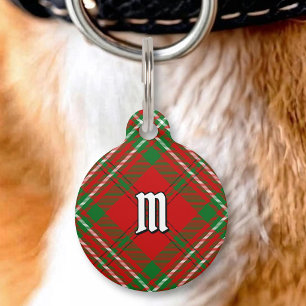 Clan Scott Red Tartan ID-Anhänger Haustiermarke