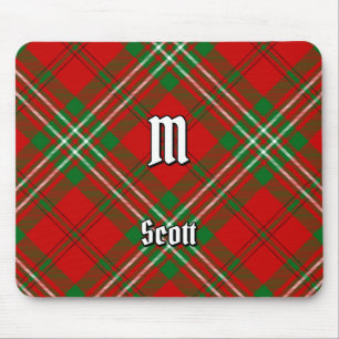 Clan Scott Red Tartan Mouse Pad Mousepad