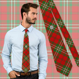 Clan Scott Roter Tartan Schlips Krawatte