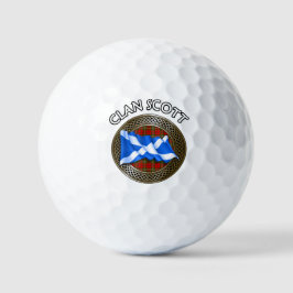 Clan Scott Tartan Golfball