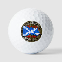 Clan Scott Tartan Golfball