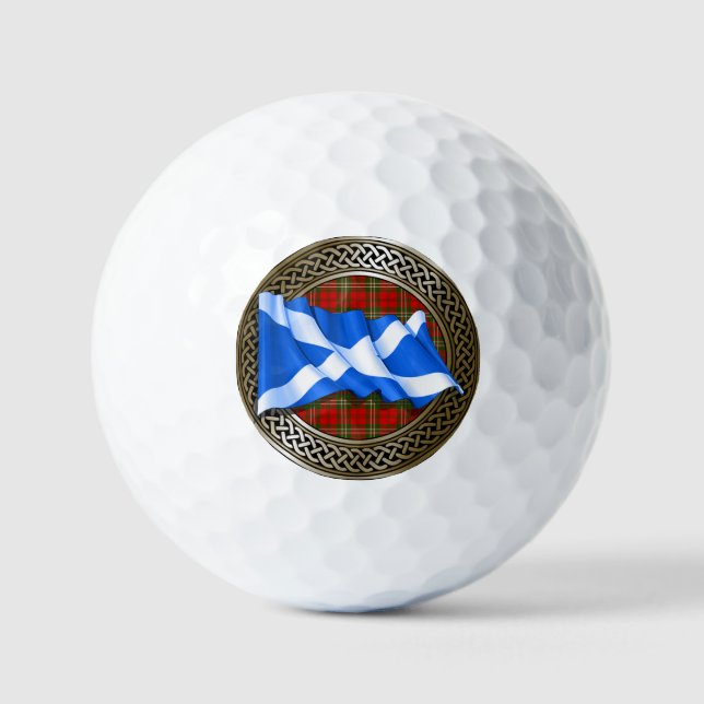 Clan Scott Tartan Golfball (Vorderseite)