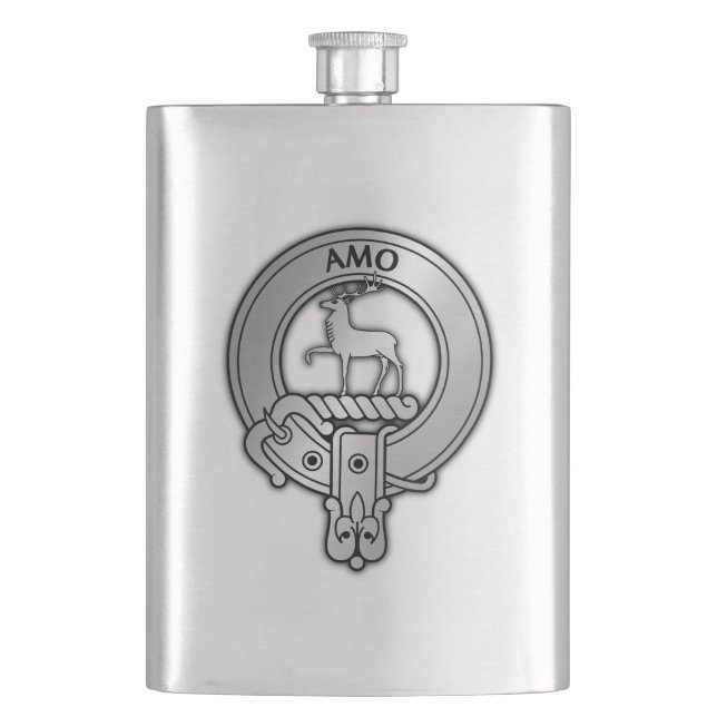 Clan Scott Wappen Flachmann (Vorderseite)