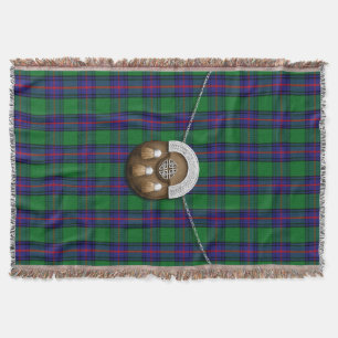 Clan Shaw Tartan und Sporran Decke