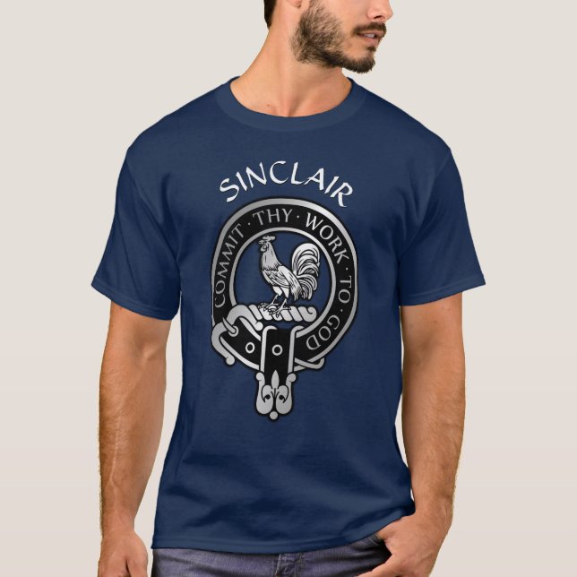 Clan Sinclair Crest T-Shirt (Devant)