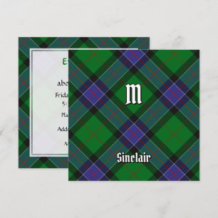 Clan Sinclair Hunting Tartan Einladung
