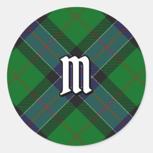 Clan Sinclair Hunting Tartan Runder Aufkleber