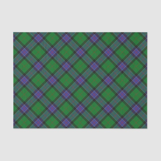 Clan Sinclair Hunting Tartan Seidenpapier (Vorderseite)