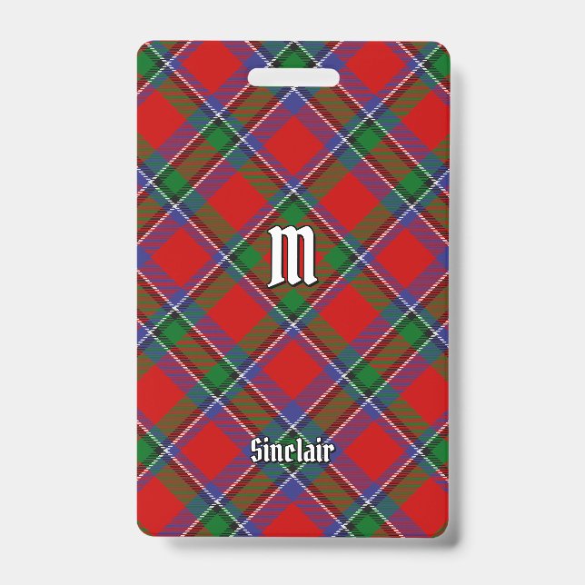 Clan Sinclair Tartan Ausweis (Vorderseite)