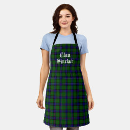 Clan Sinclair Tartan individuell anpassbar Schürze