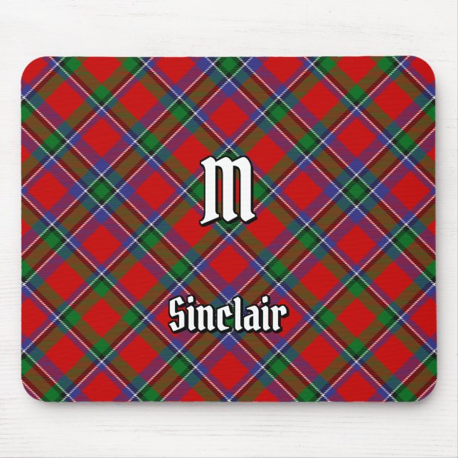 Clan Sinclair Tartan Mousepad (Vorne)
