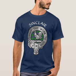 Clan Sinclair Wappen & Jagd Tartan T-Shirt