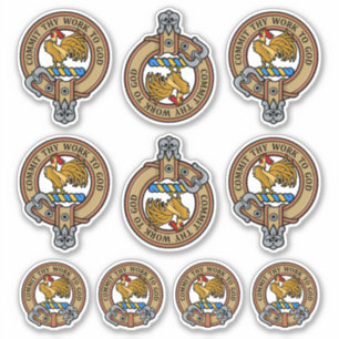 Clan Sinclair Wappen Sticker Set