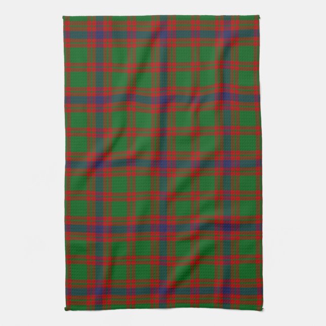 Clan Skene Tartan Kariert Geschirrtuch (Vertikal)