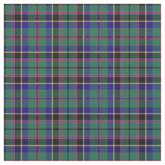 Clan Stevenson Tartan Stoff (Nahaufnahme)