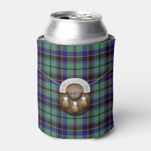 Clan Stevenson Tartan und Sporran Dosenkühler
