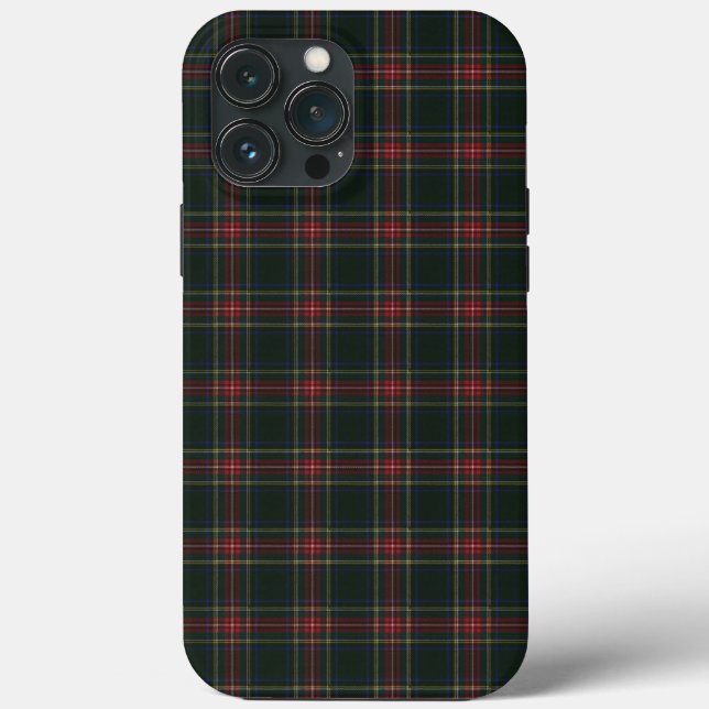 Clan Stewart Black Tartan Case-Mate iPhone Hülle (Rückseite)