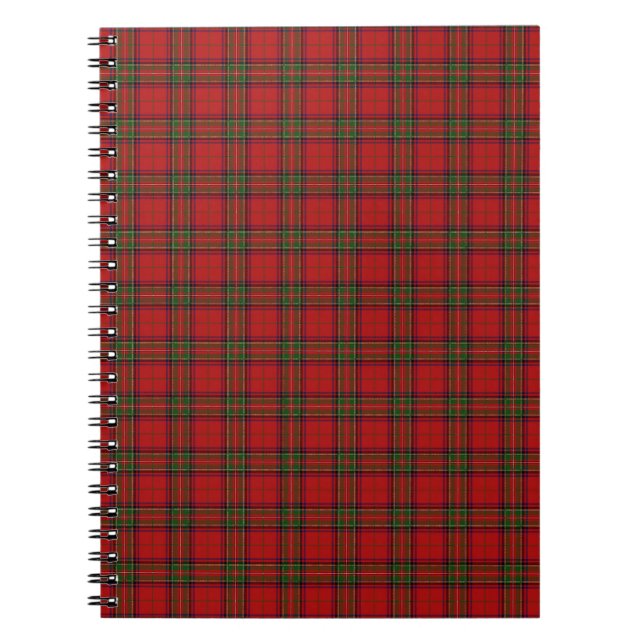 Clan Stewart Royal Scottish Tartan Kariert Pattern Notizblock (Vorderseite)