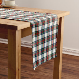 Clan Stewart Scottish Dress Tartan Kurzer Tischläufer
