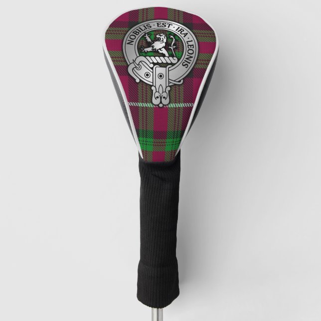 Clan Stewart | Stuart von Bute Wappen & Tartan Golf Headcover (Vorderseite)