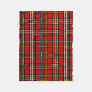 Clan Stewart Tartan Kariert Fleecedecke
