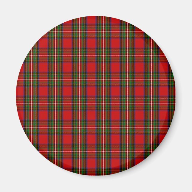 Clan Stewart Tartan Magnet (Vorne)