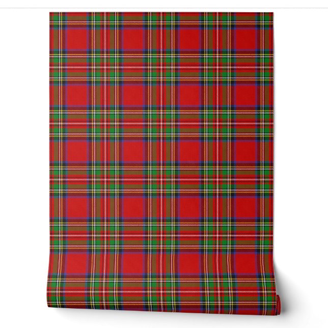 Clan Stewart Tartan Tapete (Abrollen)