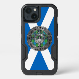 Clan Stirling Wappen & Tartan Knot
