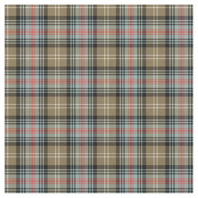 Clan Sutherland Ancient Tartan Stoff (Nahaufnahme)