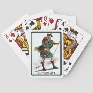 Clan Sutherland Classic Scotland Bicycle Deck Spielkarten