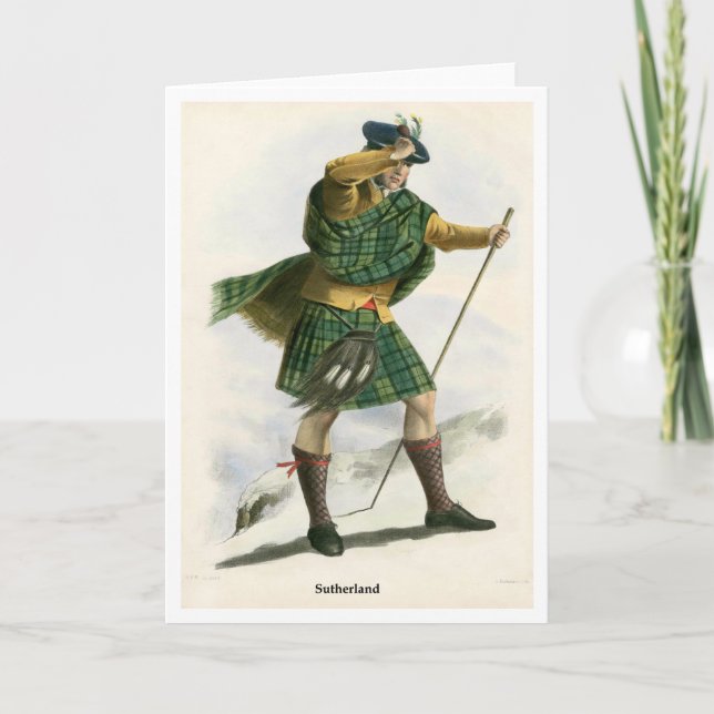 Clan Sutherland Karte (Vorderseite)