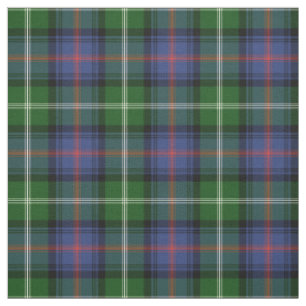 Clan Sutherland Tartan - mittleres Muster Stoff