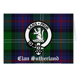 Clan Sutherland Wappen & Tartan