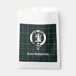 Clan Sutherland Wappen & Tartan Geschenktütchen