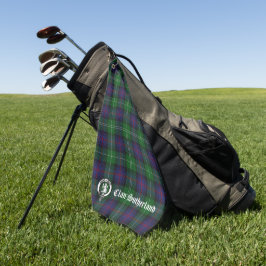 Clan Sutherland Wappen & Tartan individuell anpass Golfhandtuch