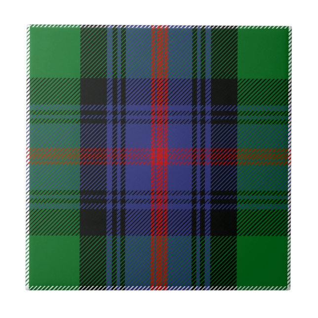 Clan-SutherlandTartan Fliese (Vorderseite)