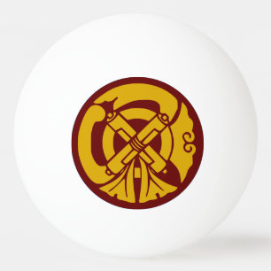Clan Tachibana Wappen (Kamon) Ping Pong Ball Tischtennisball