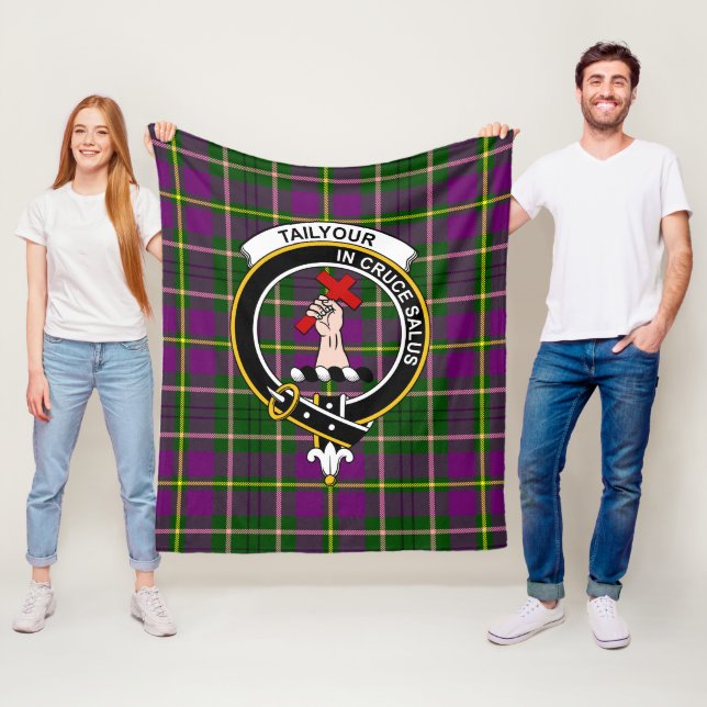 Clan Taylor Tartan Kariert Fleecedecke (Beispiel)
