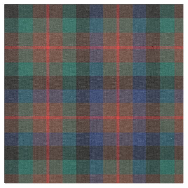 Clan Tennant Tartan Stoff (Nahaufnahme)