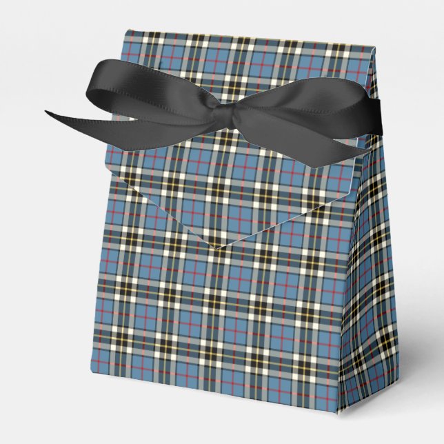 Clan Thompson Light Blue Formal Dress Tartan Geschenkschachtel (Vorderseite)